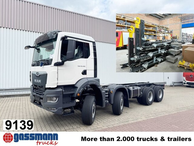 MAN TGS 35.480 8x8 BB CH, Hohe Bauart, Nebenantrieb - Camião polibenne: foto 1 MAN TGS 35.480 8x8 BB CH, Hohe Bauart, Nebenantrieb - Camião polibenne: foto 1