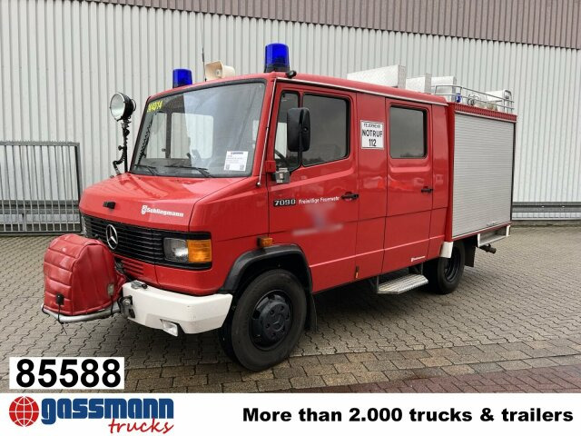 Mercedes-Benz 709 D 4x2 Doka, LF 8 - Carro de bombeiro: foto 1 Mercedes-Benz 709 D 4x2 Doka, LF 8 - Carro de bombeiro: foto 1