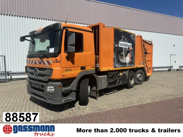 Mercedes-Benz Actros 2532/41 L 6x2, EEV, Lenkachse, Haller X2C - Caminhão de lixo: foto 1 Mercedes-Benz Actros 2532/41 L 6x2, EEV, Lenkachse, Haller X2C - Caminhão de lixo: foto 1