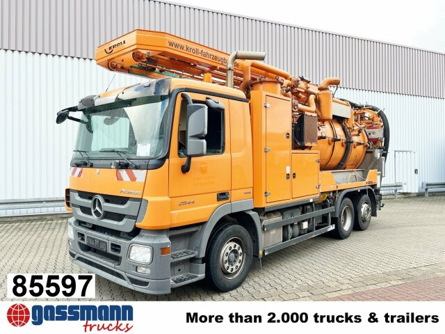 Mercedes-Benz Actros 2544 L 6x2, Lenkachse, Kroll - Varredora urbana: foto 1 Mercedes-Benz Actros 2544 L 6x2, Lenkachse, Kroll - Varredora urbana: foto 1