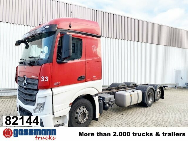 Mercedes-Benz Actros 2545 L 6x2, StreamSpace, Liftachse, - Camião chassi: foto 1 Mercedes-Benz Actros 2545 L 6x2, StreamSpace, Liftachse, - Camião chassi: foto 1