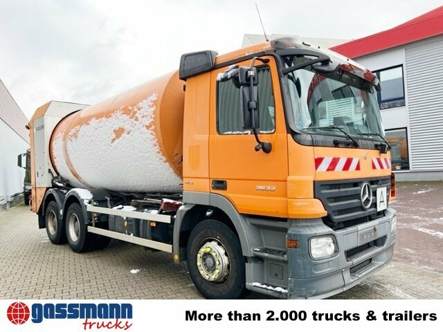 Caminhão de lixo para transporte de lixo Mercedes-Benz Actros 2632/41 6x4, FAUN Rotopress 520,: foto 9