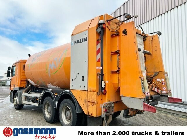 Caminhão de lixo para transporte de lixo Mercedes-Benz Actros 2632/41 6x4, FAUN Rotopress 520,: foto 12