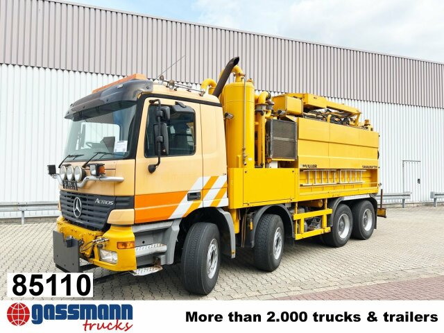 Mercedes-Benz Actros 3243 K 8x4/4, Müller Saug- und - Varredora urbana: foto 1 Mercedes-Benz Actros 3243 K 8x4/4, Müller Saug- und - Varredora urbana: foto 1
