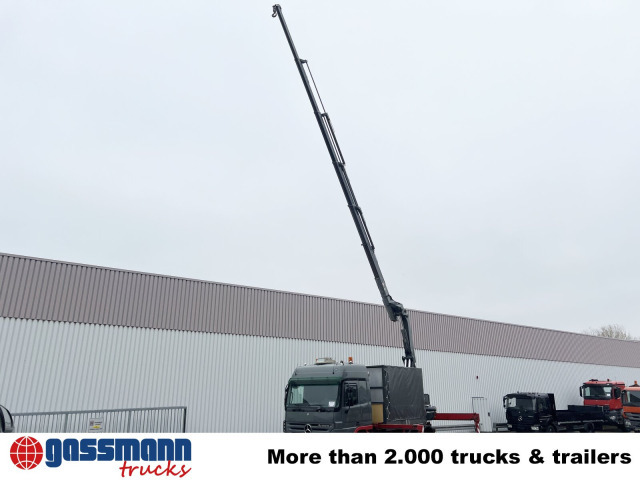 Camião de caixa aberta/ Plataforma, Camião grua Mercedes-Benz Actros 3346 AK 6x6, 134t Anhängelast WSK,: foto 9