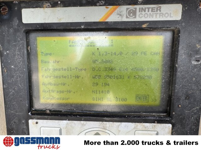 Mercedes-Benz Actros 3348 6x4, V8, Kroll Saug-/Spülwagen ca. - Varredora urbana: foto 2 Mercedes-Benz Actros 3348 6x4, V8, Kroll Saug-/Spülwagen ca. - Varredora urbana: foto 2