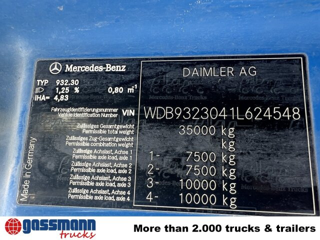 Mercedes-Benz Actros MP 3, 3241/8x4, Alukipper Bordmatik, - Camião basculante: foto 5 Mercedes-Benz Actros MP 3, 3241/8x4, Alukipper Bordmatik, - Camião basculante: foto 5