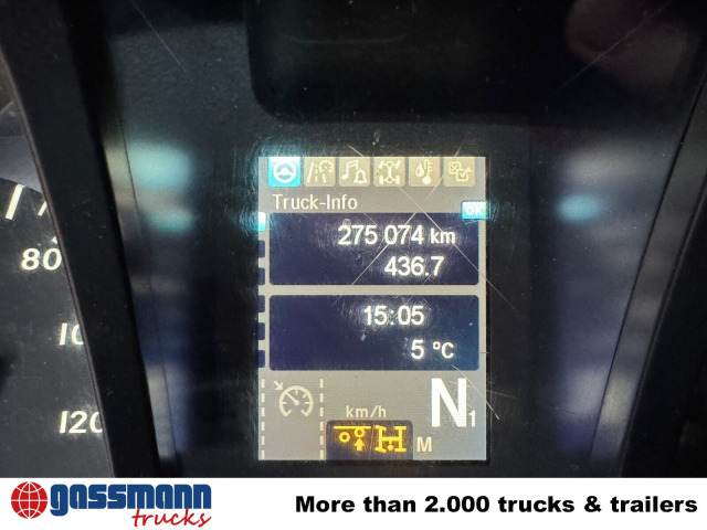 Mercedes-Benz Antos 2540 L 6x2, Lenkachse, HMF 2110-L3 - Camião de caixa aberta/ Plataforma, Camião grua: foto 5 Mercedes-Benz Antos 2540 L 6x2, Lenkachse, HMF 2110-L3 - Camião de caixa aberta/ Plataforma, Camião grua: foto 5