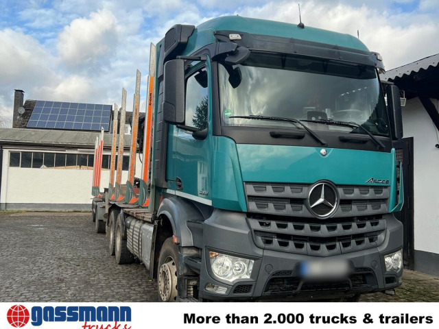 Mercedes-Benz Arocs 2651 L 6x4, Retarder, StreamSpace, - Camião de transporte de madeira, Camião grua: foto 2 Mercedes-Benz Arocs 2651 L 6x4, Retarder, StreamSpace, - Camião de transporte de madeira, Camião grua: foto 2