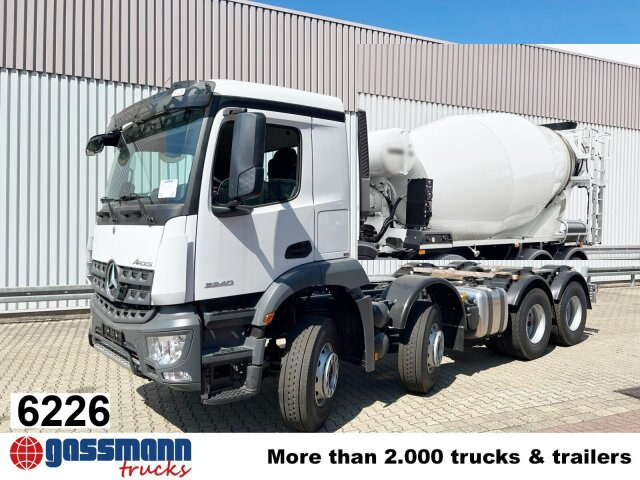 Mercedes-Benz Arocs 3240 8x4, 9/10m³ Mischer - Camião betoneira: foto 1 Mercedes-Benz Arocs 3240 8x4, 9/10m³ Mischer - Camião betoneira: foto 1