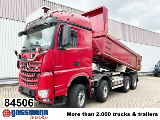 Mercedes-Benz Arocs 3263 8x4/4, Retarder, Stahlmulde ca.14m³, - Camião basculante: foto 1 Mercedes-Benz Arocs 3263 8x4/4, Retarder, Stahlmulde ca.14m³, - Camião basculante: foto 1