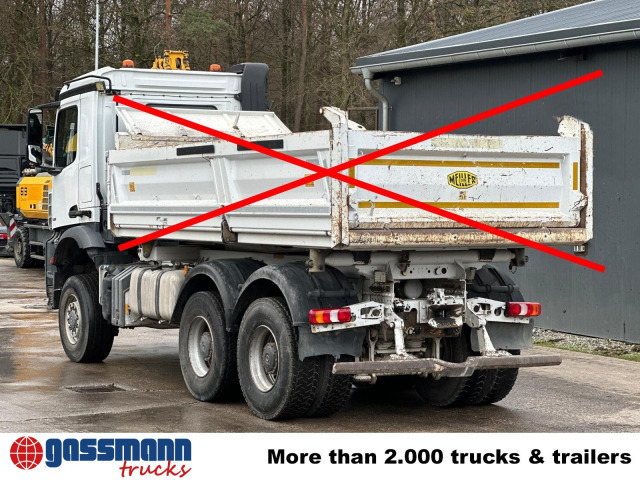 Mercedes-Benz Arocs 3351 AK 6x6, Grounder - Camião chassi: foto 3 Mercedes-Benz Arocs 3351 AK 6x6, Grounder - Camião chassi: foto 3