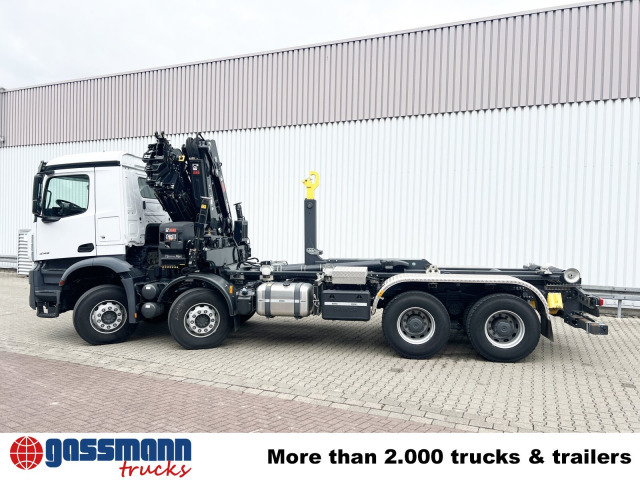 Camião polibenne, Camião grua novo Mercedes-Benz Arocs 4142 B 8x4/4, Grounder, Funk: foto 12