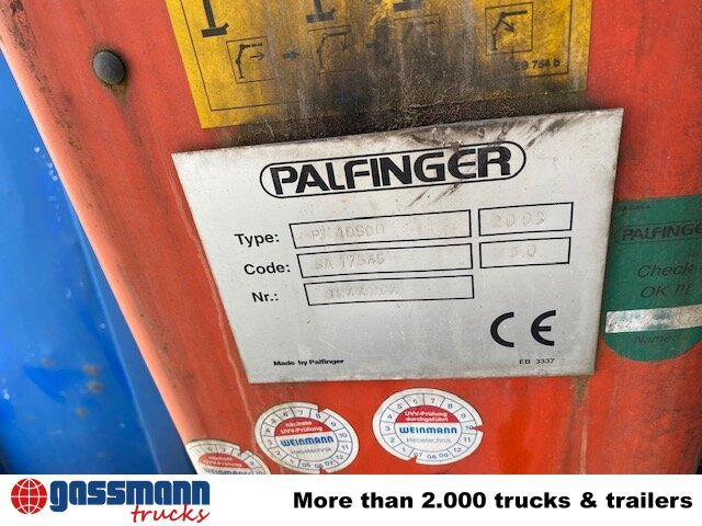 Mercedes-Benz Atego 1823 4x2 mit Kran Palfinger PK10500, - Camião basculante, Camião grua: foto 3 Mercedes-Benz Atego 1823 4x2 mit Kran Palfinger PK10500, - Camião basculante, Camião grua: foto 3