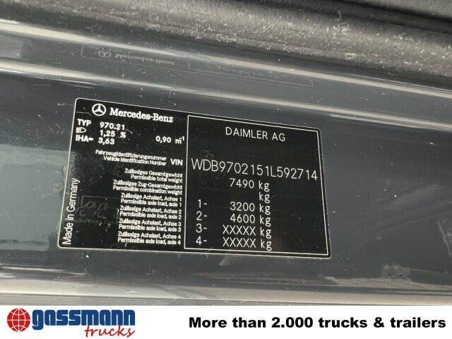 Mercedes-Benz Atego 816 L 4x2 mit LBW, 4x Vorhanden! - Camião furgão: foto 2 Mercedes-Benz Atego 816 L 4x2 mit LBW, 4x Vorhanden! - Camião furgão: foto 2