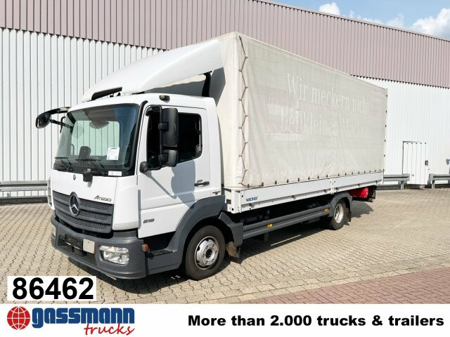 Mercedes-Benz Atego 818/23 L 4x2 mit Sörensen LBW - Camião de caixa aberta/ Plataforma: foto 1 Mercedes-Benz Atego 818/23 L 4x2 mit Sörensen LBW - Camião de caixa aberta/ Plataforma: foto 1