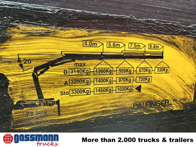 Mercedes-Benz Atego 818 K 4x2 mit Kran Palfinger PK 6500, 2x - Camião basculante, Camião grua: foto 2 Mercedes-Benz Atego 818 K 4x2 mit Kran Palfinger PK 6500, 2x - Camião basculante, Camião grua: foto 2