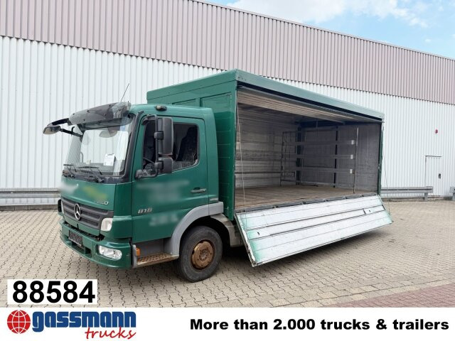Mercedes-Benz Atego 818 L 4x2, Getränkekoffer, 2x AHK - Camião furgão: foto 1 Mercedes-Benz Atego 818 L 4x2, Getränkekoffer, 2x AHK - Camião furgão: foto 1