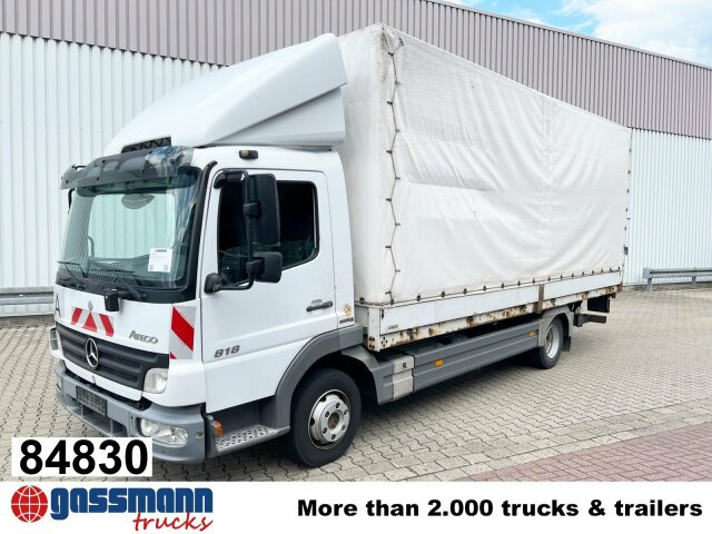 Mercedes-Benz Atego 818 L 4x2 mit LBW BÄR - Camião de caixa aberta/ Plataforma: foto 1 Mercedes-Benz Atego 818 L 4x2 mit LBW BÄR - Camião de caixa aberta/ Plataforma: foto 1