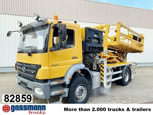 Mercedes-Benz Axor 1824 K 4x2, AMV Hubsteiger + Kompressor, - Caminhão com plataforma aérea: foto 1 Mercedes-Benz Axor 1824 K 4x2, AMV Hubsteiger + Kompressor, - Caminhão com plataforma aérea: foto 1