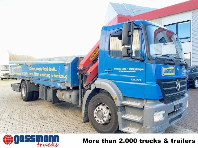Camião de caixa aberta/ Plataforma, Camião grua Mercedes-Benz Axor 1828 L 4x2 mit Kran Palfinger PK 9501, Funk: foto 9