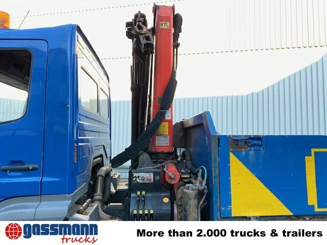 Mercedes-Benz Axor 1828 L 4x2 mit Kran Palfinger PK 9501, Funk - Camião de caixa aberta/ Plataforma, Camião grua: foto 3 Mercedes-Benz Axor 1828 L 4x2 mit Kran Palfinger PK 9501, Funk - Camião de caixa aberta/ Plataforma, Camião grua: foto 3