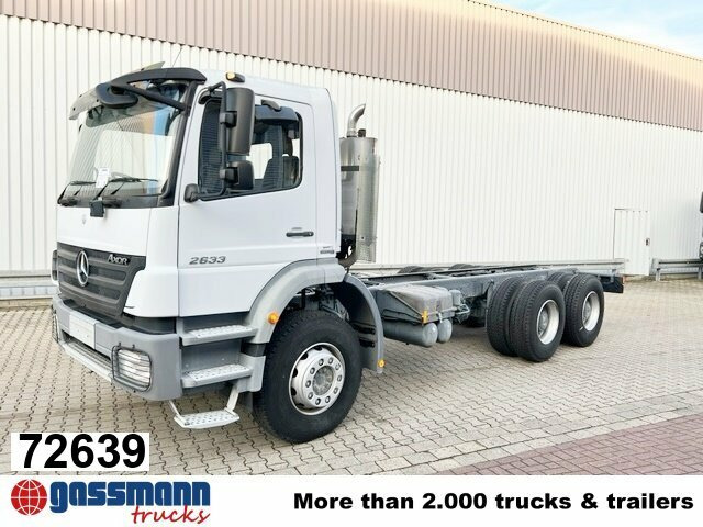 Mercedes-Benz Axor 2633 K 6x4 RHD - Camião chassi: foto 1 Mercedes-Benz Axor 2633 K 6x4 RHD - Camião chassi: foto 1