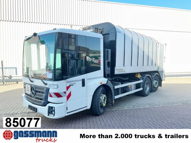 Mercedes-Benz Econic 2635 LL 6x2/4 NLA, Lenkachse, FAUN - Caminhão de lixo: foto 1 Mercedes-Benz Econic 2635 LL 6x2/4 NLA, Lenkachse, FAUN - Caminhão de lixo: foto 1