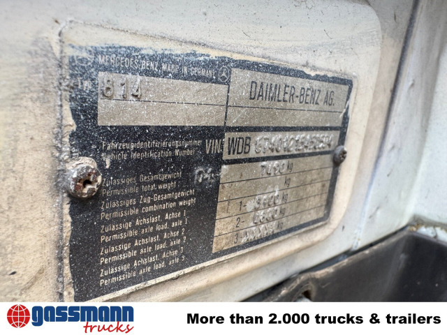 Mercedes-Benz LK 814 4x2, 6-Zylinder, City-Abroller - Camião polibenne: foto 3 Mercedes-Benz LK 814 4x2, 6-Zylinder, City-Abroller - Camião polibenne: foto 3