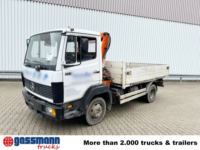 Camião de caixa aberta/ Plataforma, Camião grua Mercedes-Benz LK 814 4x2, 6-Zylinder, Kran Tirre Euro 35: foto 8