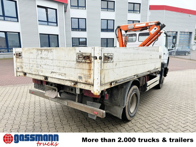 Camião de caixa aberta/ Plataforma, Camião grua Mercedes-Benz LK 814 4x2, 6-Zylinder, Kran Tirre Euro 35: foto 11