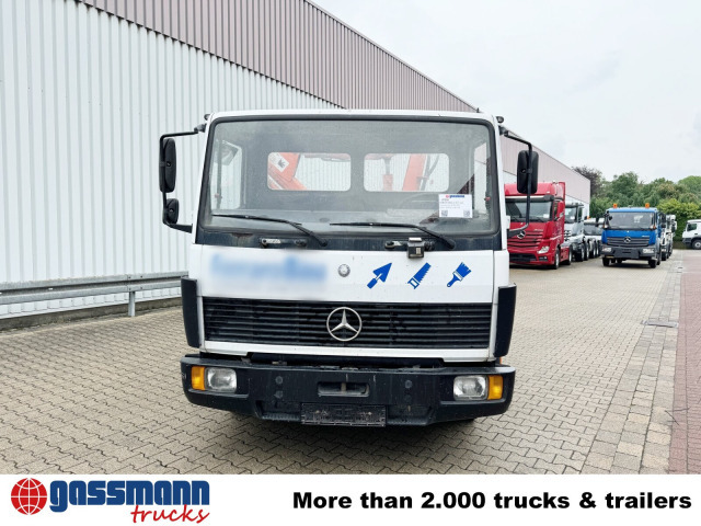 Camião de caixa aberta/ Plataforma, Camião grua Mercedes-Benz LK 814 4x2, 6-Zylinder, Kran Tirre Euro 35: foto 9