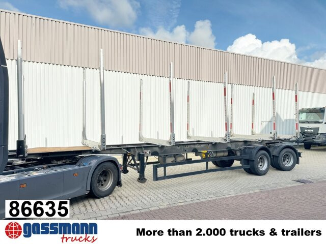 ROHR RSK/30IV Holzauflieger, Lenkachse, Verzinkt - Semi-reboque transporte de madeira: foto 1 ROHR RSK/30IV Holzauflieger, Lenkachse, Verzinkt - Semi-reboque transporte de madeira: foto 1