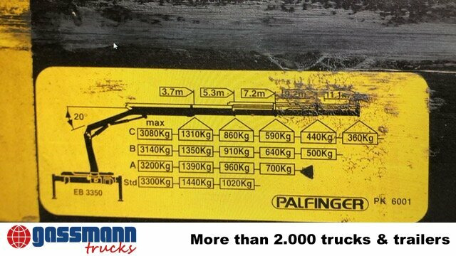 Renault D 180.75 4x2 mit Kran Palfinger PK6001 - Camião de caixa aberta/ Plataforma, Camião grua: foto 4 Renault D 180.75 4x2 mit Kran Palfinger PK6001 - Camião de caixa aberta/ Plataforma, Camião grua: foto 4