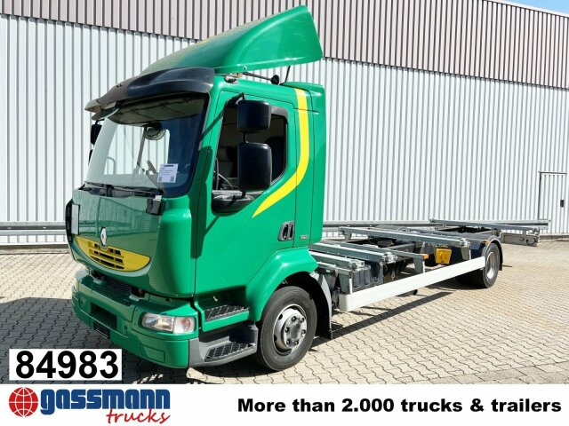 Renault Midlum 220.12 4x2, BDF verschiedene Größen - Camião transportador de contêineres/ Caixa móvel: foto 1 Renault Midlum 220.12 4x2, BDF verschiedene Größen - Camião transportador de contêineres/ Caixa móvel: foto 1