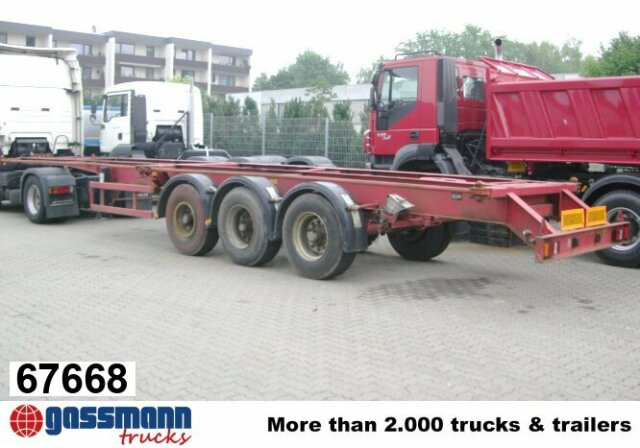 SAnh Container Chassis - Semi-reboque transportador de contêineres/ Caixa móvel: foto 1 SAnh Container Chassis - Semi-reboque transportador de contêineres/ Caixa móvel: foto 1