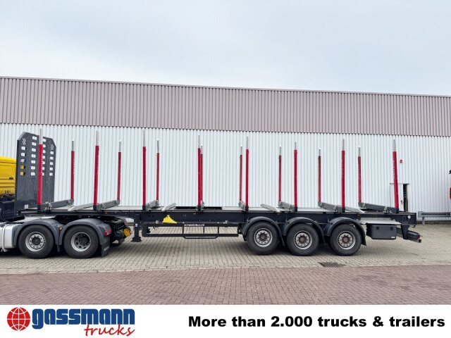 Schwarzmüller 3-Achs Holzauflieger, Liftachse, MEHRFACH - Semi-reboque transporte de madeira: foto 5 Schwarzmüller 3-Achs Holzauflieger, Liftachse, MEHRFACH - Semi-reboque transporte de madeira: foto 5