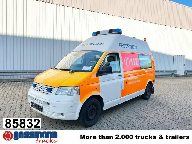 Volkswagen T5 2.5 TDI 4x2, Krankenwagen - Ambulância: foto 1 Volkswagen T5 2.5 TDI 4x2, Krankenwagen - Ambulância: foto 1