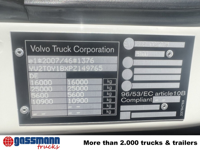 Volvo FL 280 4x4, Nebenantrieb - Camião chassi: foto 4 Volvo FL 280 4x4, Nebenantrieb - Camião chassi: foto 4