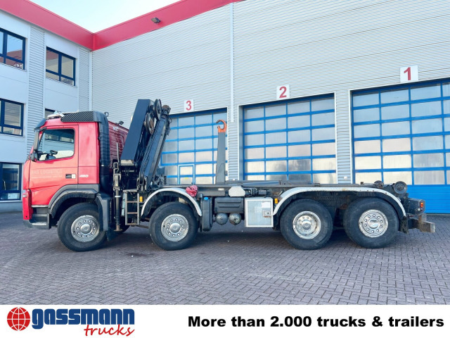 Volvo FM 460 8x2-6, Lenk-/Liftachse, Kran HMF 2020-K4, - Camião polibenne, Camião grua: foto 3 Volvo FM 460 8x2-6, Lenk-/Liftachse, Kran HMF 2020-K4, - Camião polibenne, Camião grua: foto 3