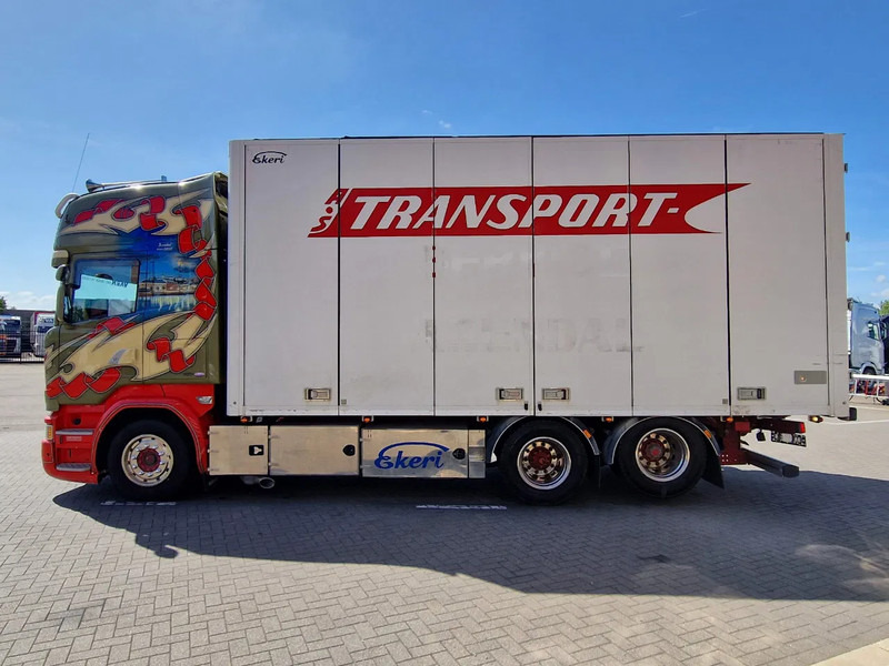 Scania R580 V8 Topline 6x2 - Box with sidedoors - Retarder - Full air - 4.55WB - Camião furgão: foto 4 Scania R580 V8 Topline 6x2 - Box with sidedoors - Retarder - Full air - 4.55WB - Camião furgão: foto 4