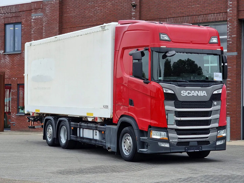 Scania S500 NGS B6X2NB BDF / Box / Loadinglift / Full air / retarder - Camião furgão: foto 1 Scania S500 NGS B6X2NB BDF / Box / Loadinglift / Full air / retarder - Camião furgão: foto 1