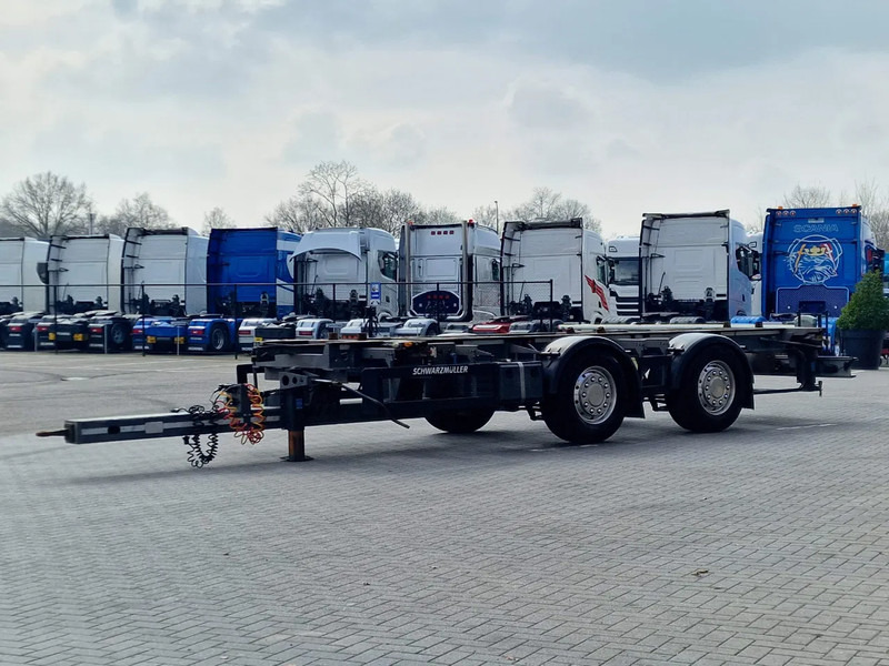 Schwarzmüller S08VLN3 - BDF trailer - 2 axle - Alloy wheels - Reboque transportador de contêineres/ Caixa móvel: foto 3 Schwarzmüller S08VLN3 - BDF trailer - 2 axle - Alloy wheels - Reboque transportador de contêineres/ Caixa móvel: foto 3