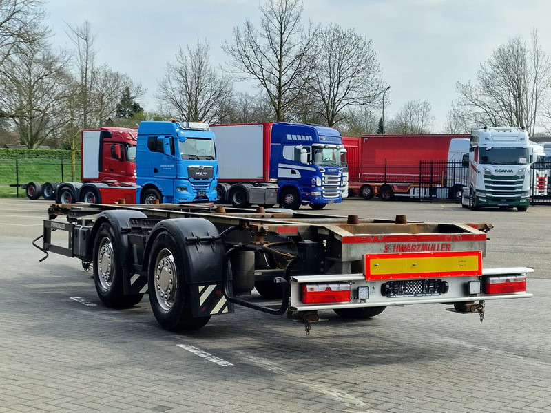Schwarzmüller S08VLN3 - BDF trailer - 2 axle - Alloy wheels - Reboque transportador de contêineres/ Caixa móvel: foto 5 Schwarzmüller S08VLN3 - BDF trailer - 2 axle - Alloy wheels - Reboque transportador de contêineres/ Caixa móvel: foto 5