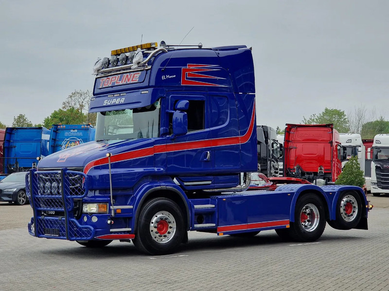 Scania T580 V8 Topline 6x2 - Original Scania Hauber / Torpedo - Manual gearbox - Show truck - Retarder - Tractor: foto 3 Scania T580 V8 Topline 6x2 - Original Scania Hauber / Torpedo - Manual gearbox - Show truck - Retarder - Tractor: foto 3