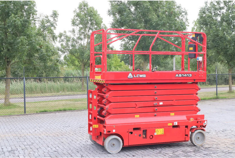 Plataforma de Tijera/ Plataforma de tesoura LGMG AS1413E | 16 METER | 320 KG | GS-4655 | 4069: foto 5