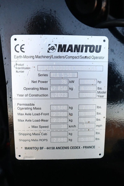 Pá carregadora de rodas Manitou MLA 5-50 H | BUCKET | QUICK COUPLER | NEW UNUSED: foto 20
