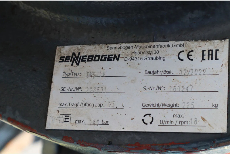 Garra Sennebogen SGM | ORANGE PEEL GRAB | POLYPGREIFER | POLIEP GRIJPER: foto 12 Garra Sennebogen SGM | ORANGE PEEL GRAB | POLYPGREIFER | POLIEP GRIJPER: foto 12