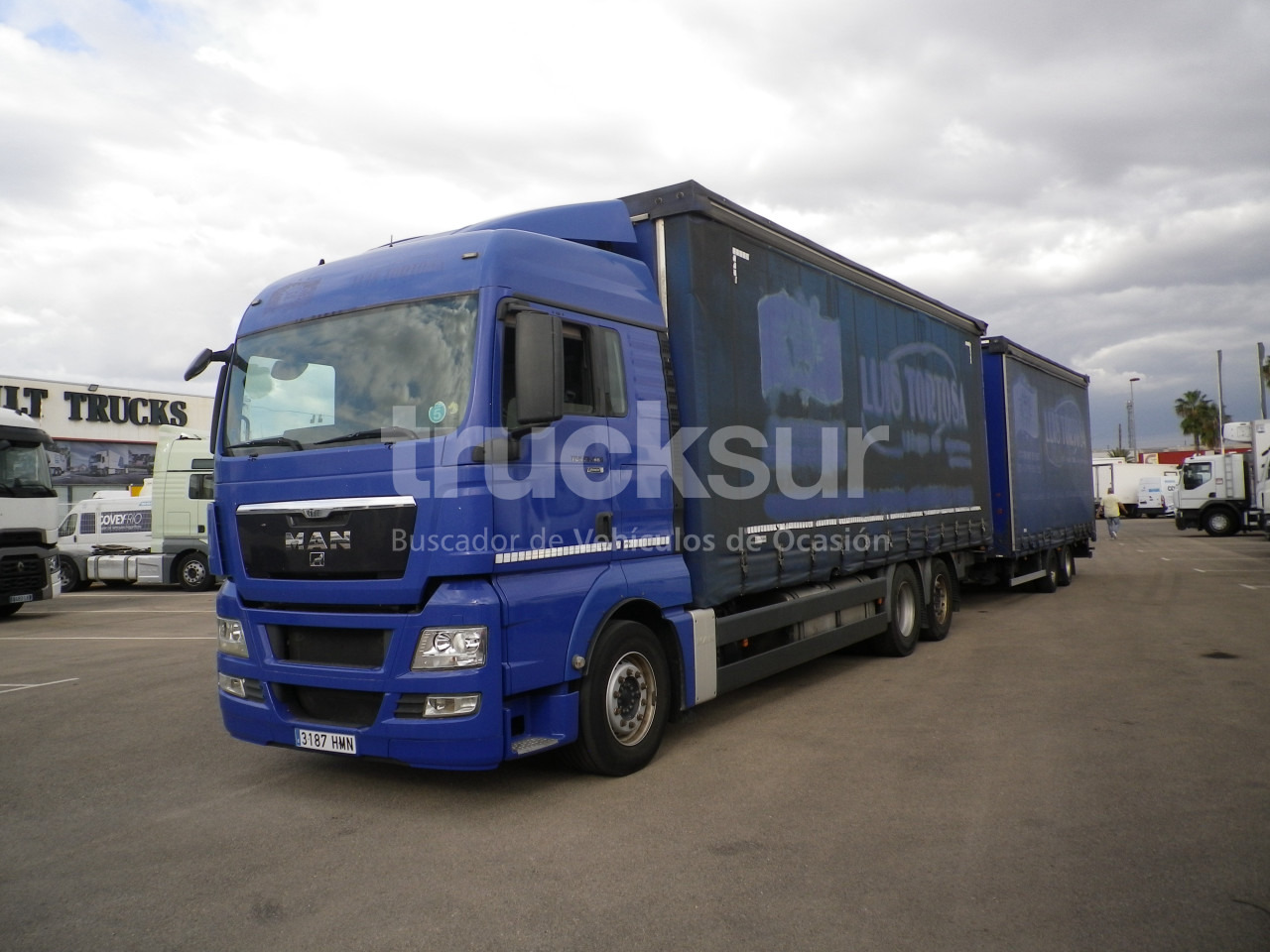 MAN MAN TGX 480.26 REMOLCADOR - Camião de lona: foto 1 MAN MAN TGX 480.26 REMOLCADOR - Camião de lona: foto 1