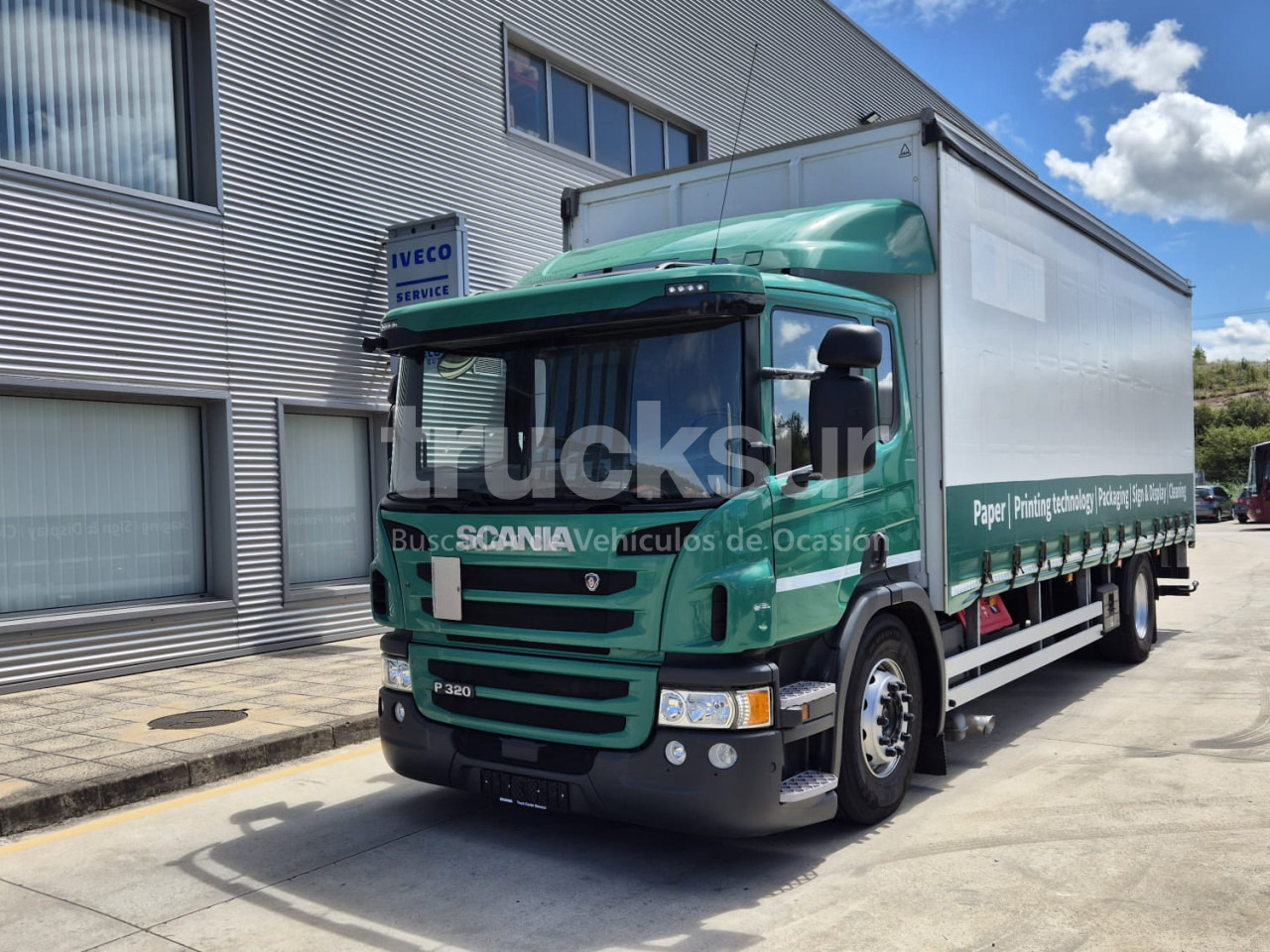 SCANIA P320 - Camião de lona: foto 1 SCANIA P320 - Camião de lona: foto 1